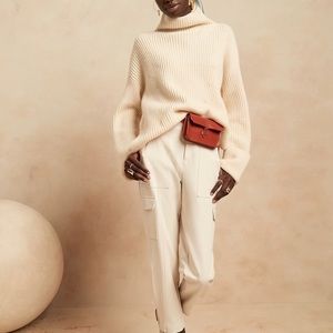 Banana Republic Oversized Merino-Cashmere Sweater